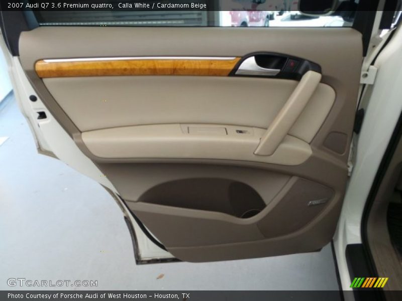 Calla White / Cardamom Beige 2007 Audi Q7 3.6 Premium quattro