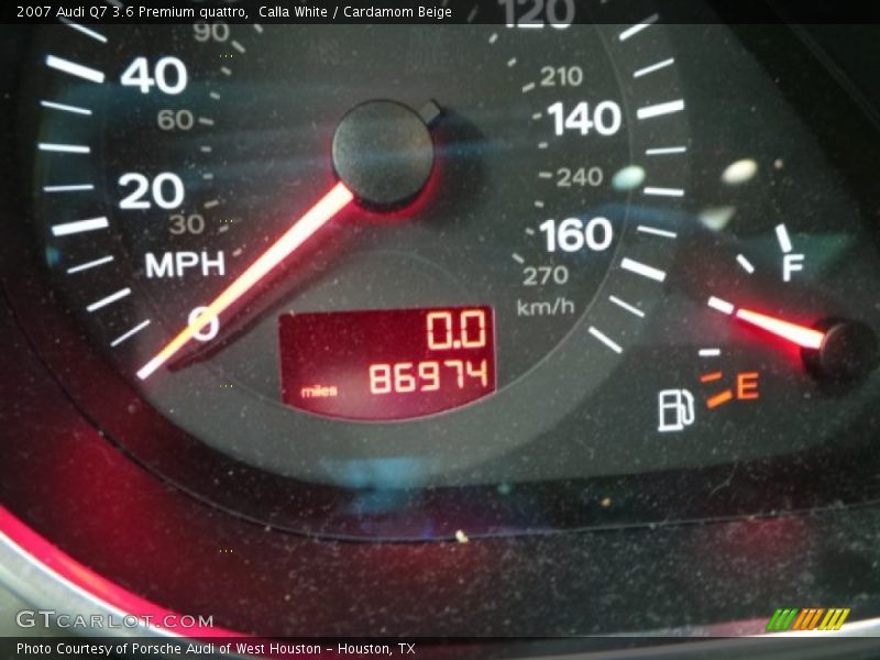 Calla White / Cardamom Beige 2007 Audi Q7 3.6 Premium quattro