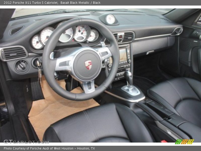  2012 911 Turbo S Cabriolet Black Interior
