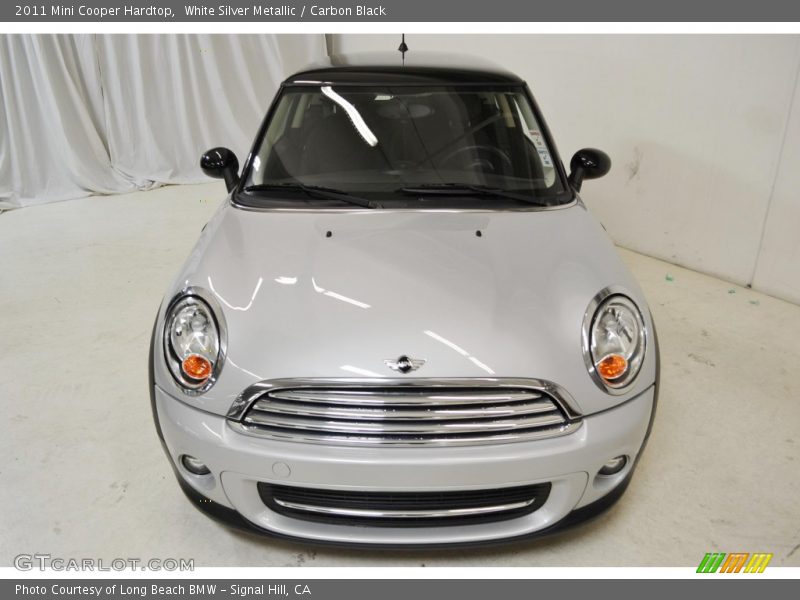 White Silver Metallic / Carbon Black 2011 Mini Cooper Hardtop