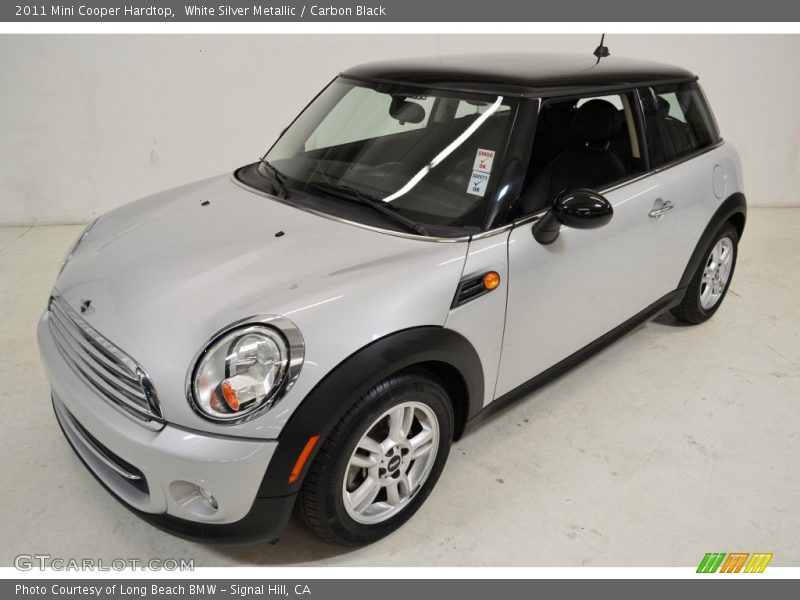 White Silver Metallic / Carbon Black 2011 Mini Cooper Hardtop