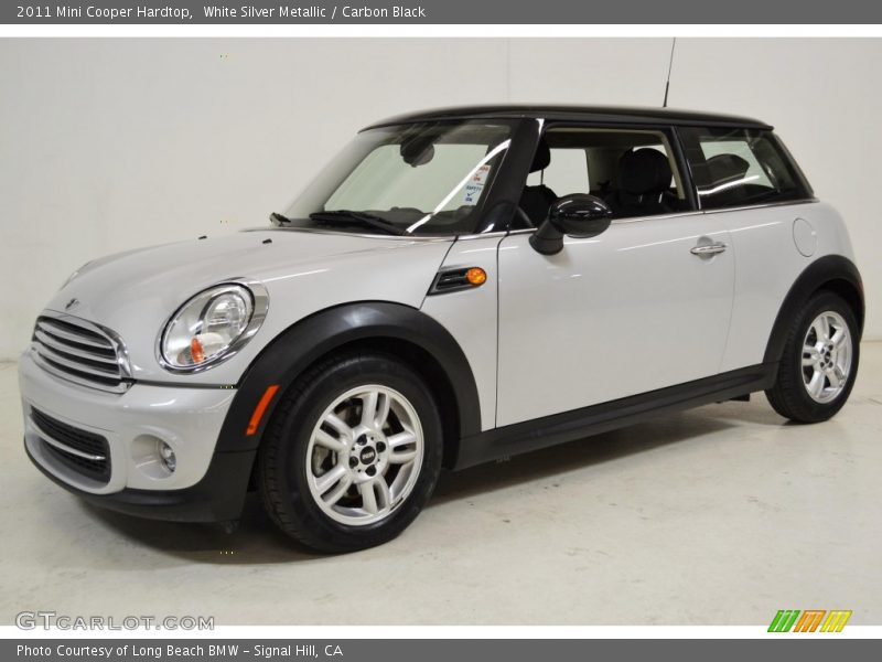 White Silver Metallic / Carbon Black 2011 Mini Cooper Hardtop
