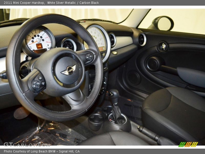 White Silver Metallic / Carbon Black 2011 Mini Cooper Hardtop