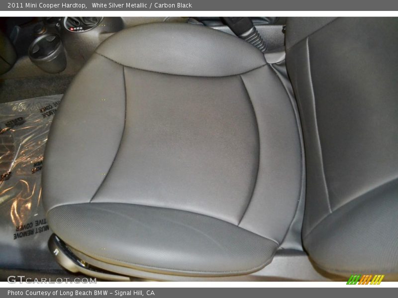White Silver Metallic / Carbon Black 2011 Mini Cooper Hardtop