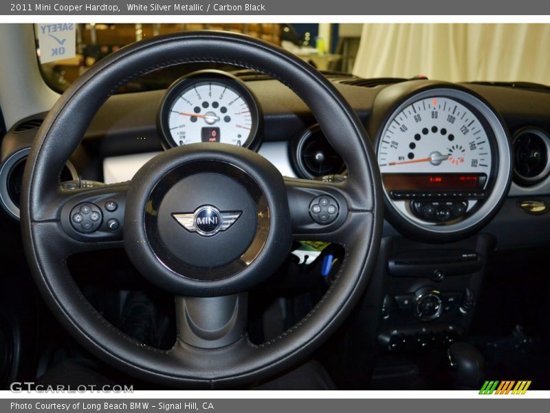 White Silver Metallic / Carbon Black 2011 Mini Cooper Hardtop