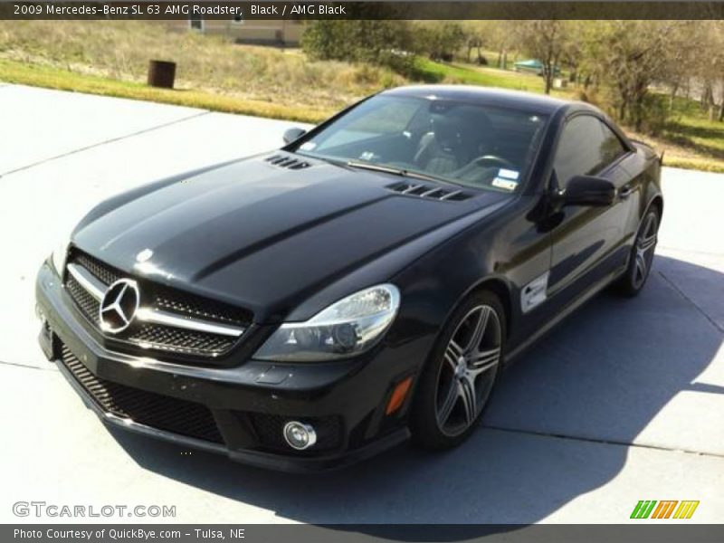 Black / AMG Black 2009 Mercedes-Benz SL 63 AMG Roadster