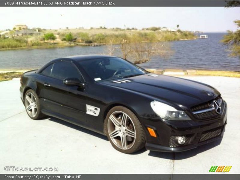 Black / AMG Black 2009 Mercedes-Benz SL 63 AMG Roadster