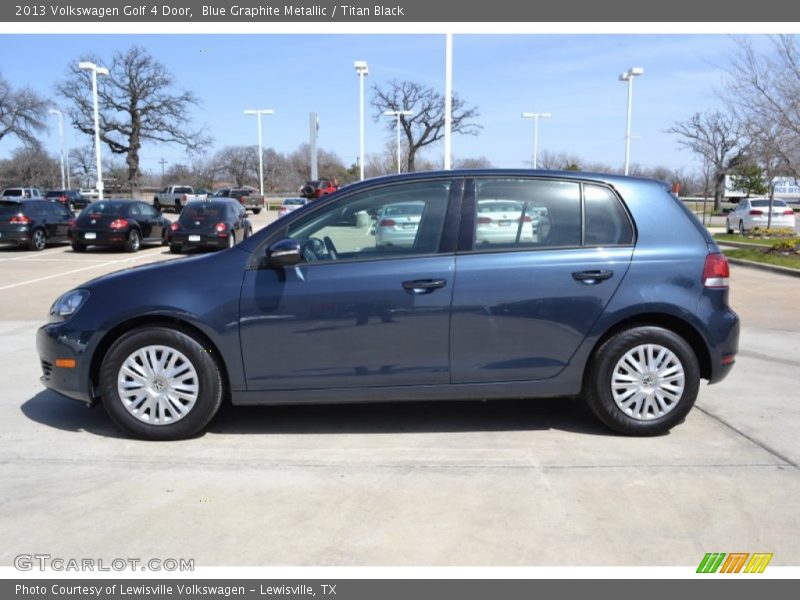 Blue Graphite Metallic / Titan Black 2013 Volkswagen Golf 4 Door