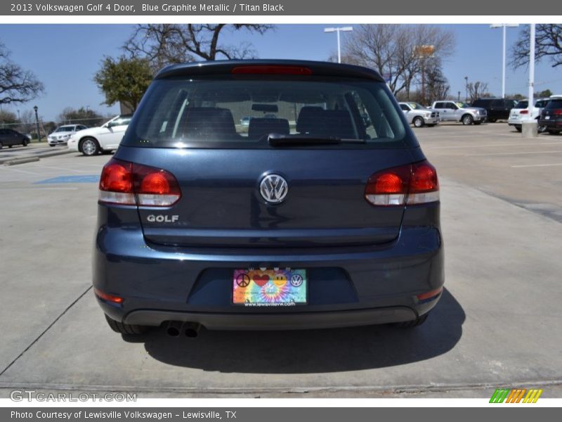 Blue Graphite Metallic / Titan Black 2013 Volkswagen Golf 4 Door