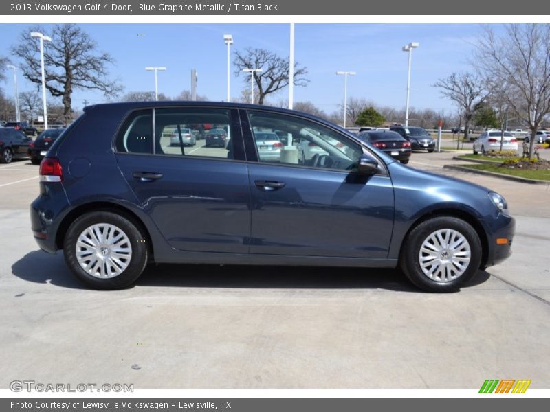 Blue Graphite Metallic / Titan Black 2013 Volkswagen Golf 4 Door