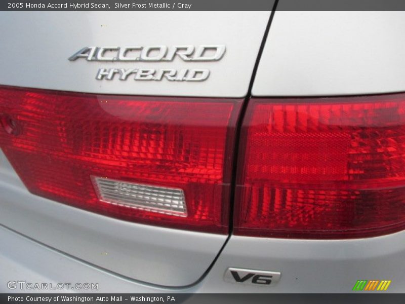 Silver Frost Metallic / Gray 2005 Honda Accord Hybrid Sedan