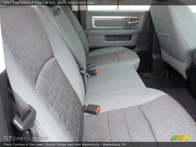 Black / Black/Diesel Gray 2014 Ram 1500 SLT Crew Cab 4x4