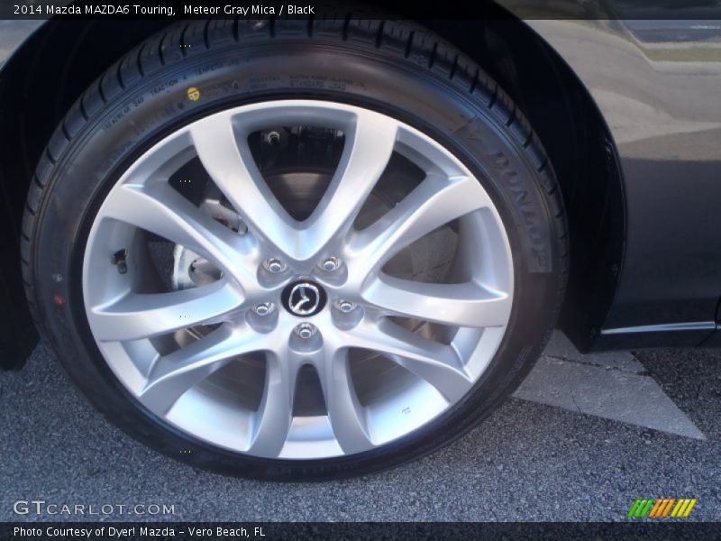 Meteor Gray Mica / Black 2014 Mazda MAZDA6 Touring