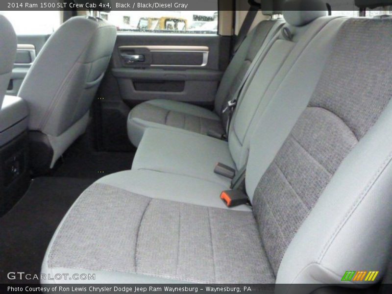 Black / Black/Diesel Gray 2014 Ram 1500 SLT Crew Cab 4x4