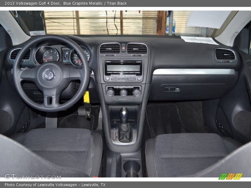 Blue Graphite Metallic / Titan Black 2013 Volkswagen Golf 4 Door