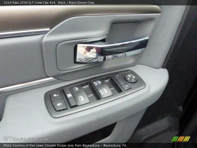 Black / Black/Diesel Gray 2014 Ram 1500 SLT Crew Cab 4x4