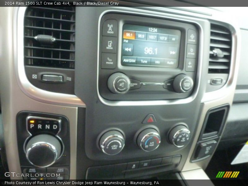 Black / Black/Diesel Gray 2014 Ram 1500 SLT Crew Cab 4x4