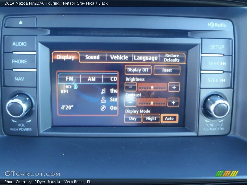 Meteor Gray Mica / Black 2014 Mazda MAZDA6 Touring