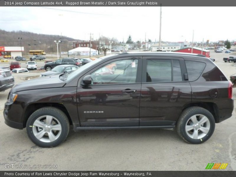 Rugged Brown Metallic / Dark Slate Gray/Light Pebble 2014 Jeep Compass Latitude 4x4