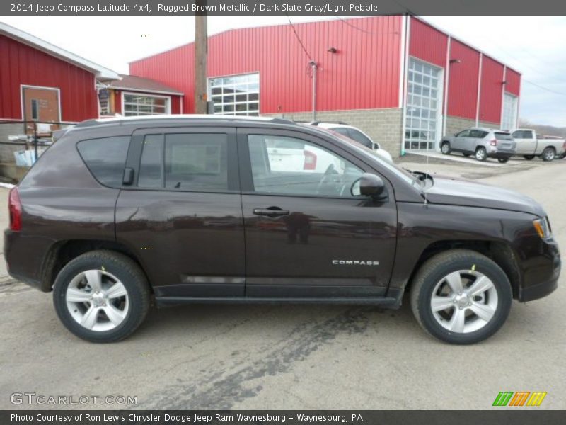 Rugged Brown Metallic / Dark Slate Gray/Light Pebble 2014 Jeep Compass Latitude 4x4