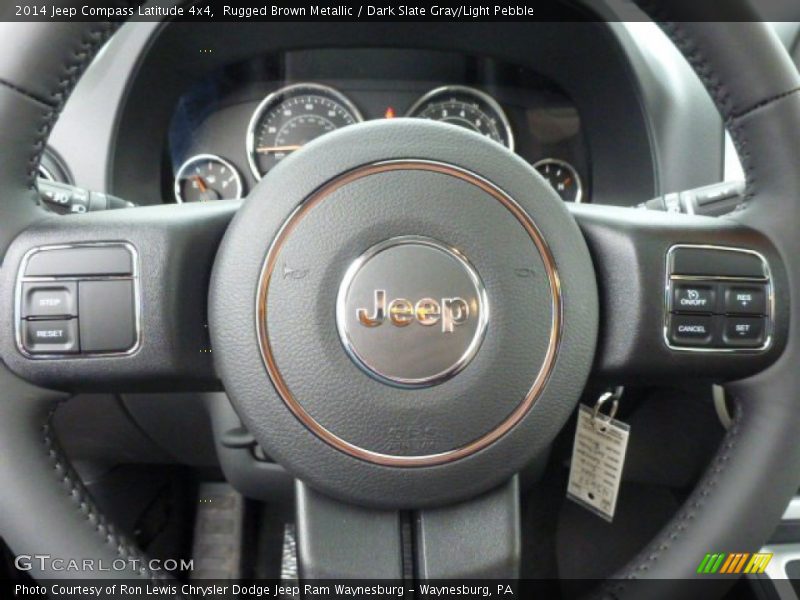 Rugged Brown Metallic / Dark Slate Gray/Light Pebble 2014 Jeep Compass Latitude 4x4