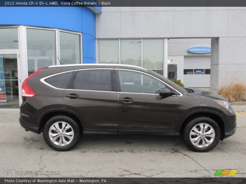 Kona Coffee Metallic / Black 2013 Honda CR-V EX-L AWD