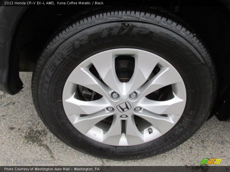 Kona Coffee Metallic / Black 2013 Honda CR-V EX-L AWD