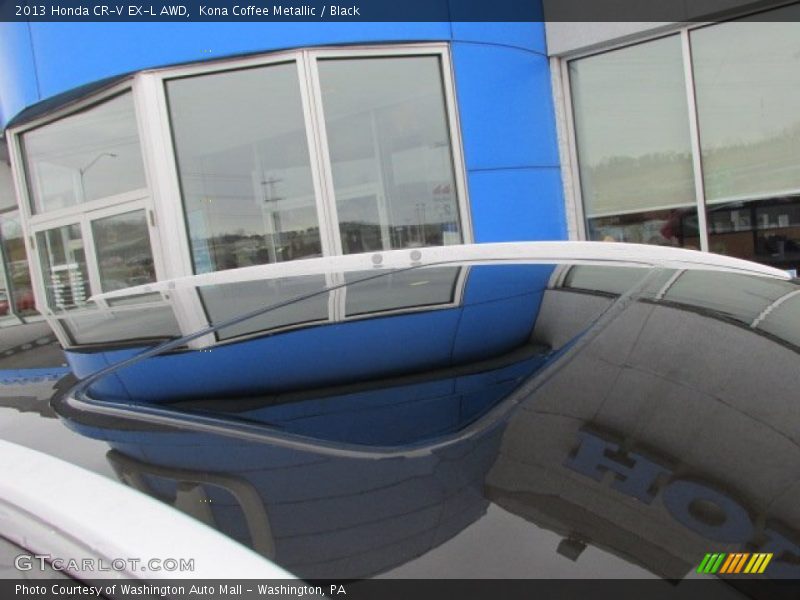 Kona Coffee Metallic / Black 2013 Honda CR-V EX-L AWD