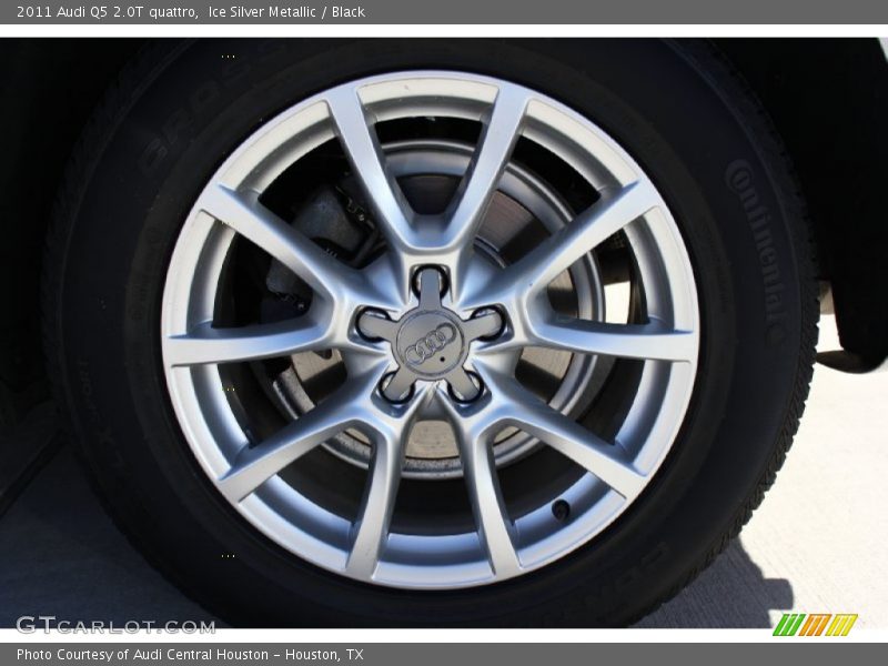 Ice Silver Metallic / Black 2011 Audi Q5 2.0T quattro