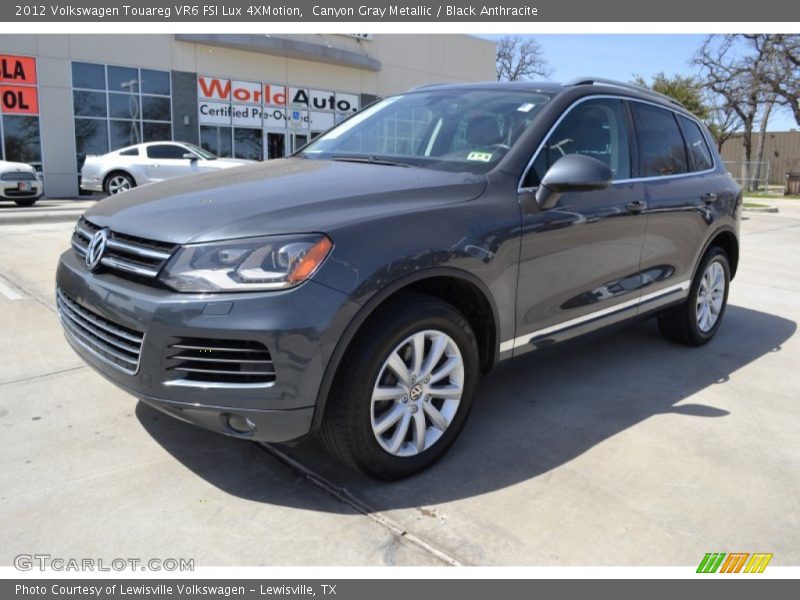 Canyon Gray Metallic / Black Anthracite 2012 Volkswagen Touareg VR6 FSI Lux 4XMotion