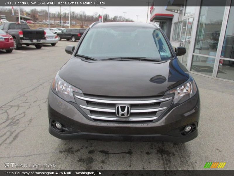 Kona Coffee Metallic / Black 2013 Honda CR-V EX-L AWD
