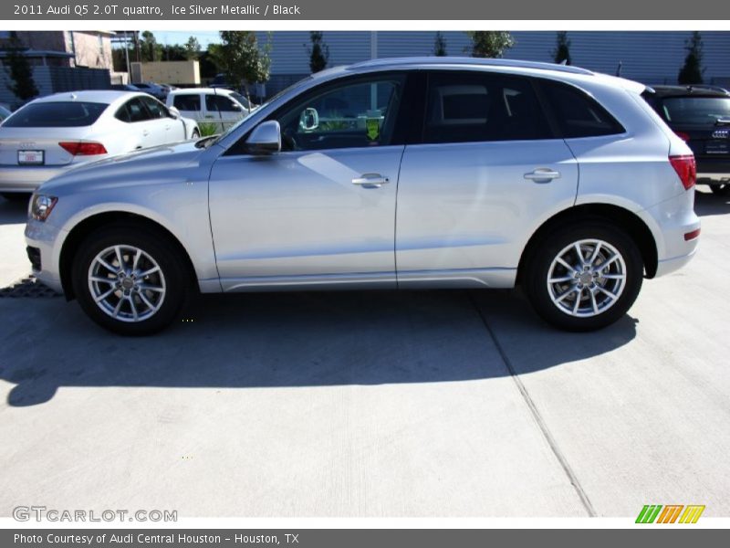 Ice Silver Metallic / Black 2011 Audi Q5 2.0T quattro