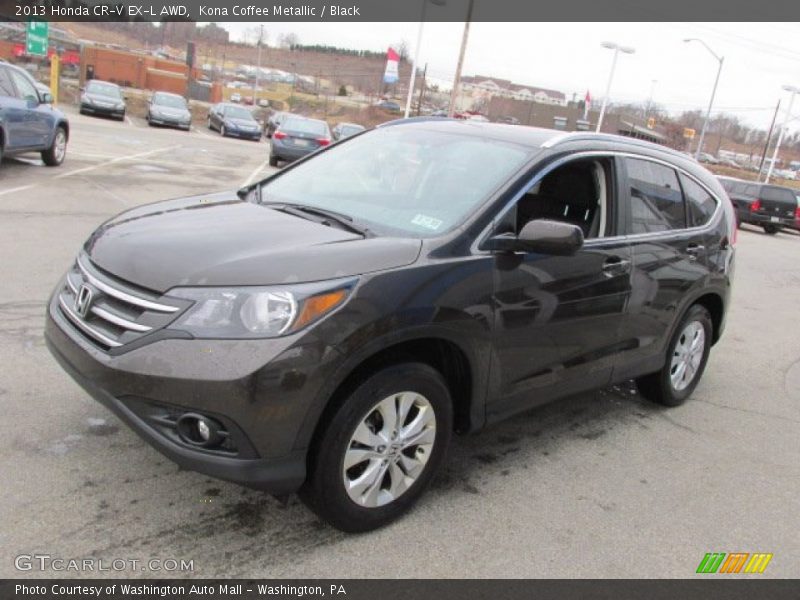 Kona Coffee Metallic / Black 2013 Honda CR-V EX-L AWD