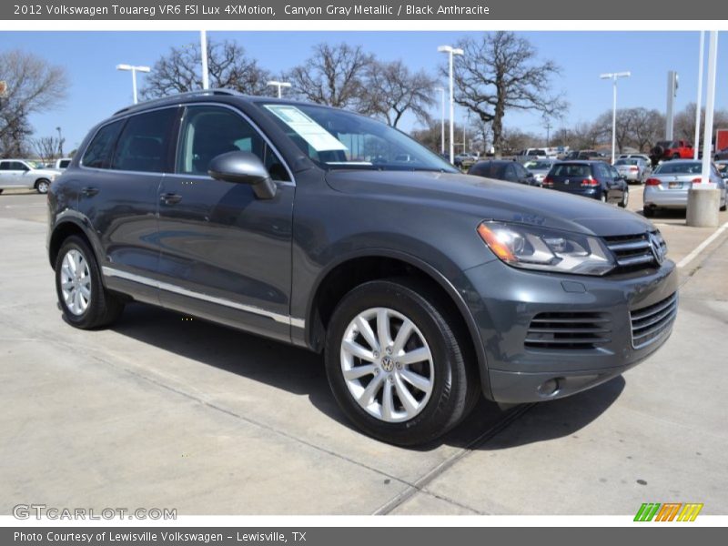 Canyon Gray Metallic / Black Anthracite 2012 Volkswagen Touareg VR6 FSI Lux 4XMotion