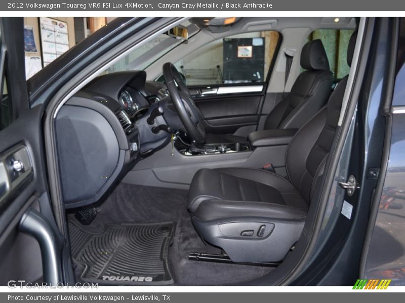 Canyon Gray Metallic / Black Anthracite 2012 Volkswagen Touareg VR6 FSI Lux 4XMotion