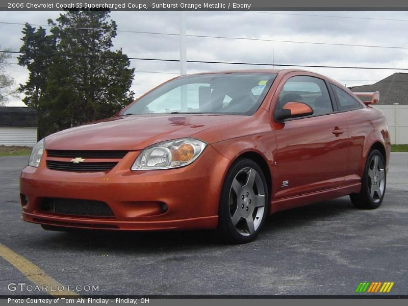 Sunburst Orange Metallic / Ebony 2006 Chevrolet Cobalt SS Supercharged Coupe