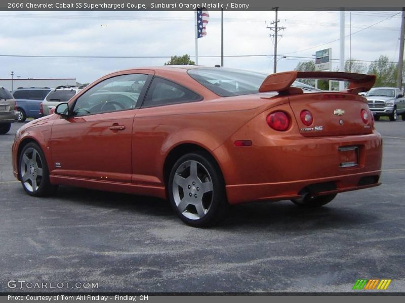Sunburst Orange Metallic / Ebony 2006 Chevrolet Cobalt SS Supercharged Coupe
