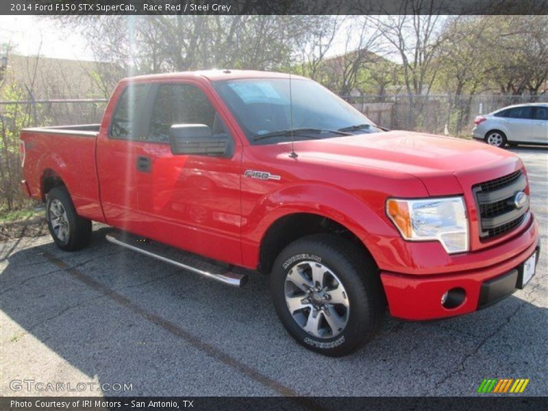 Race Red / Steel Grey 2014 Ford F150 STX SuperCab