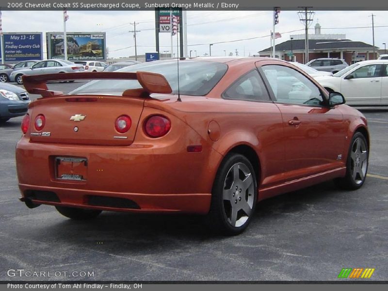 Sunburst Orange Metallic / Ebony 2006 Chevrolet Cobalt SS Supercharged Coupe