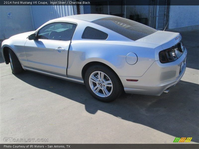 Ingot Silver / Charcoal Black 2014 Ford Mustang V6 Coupe