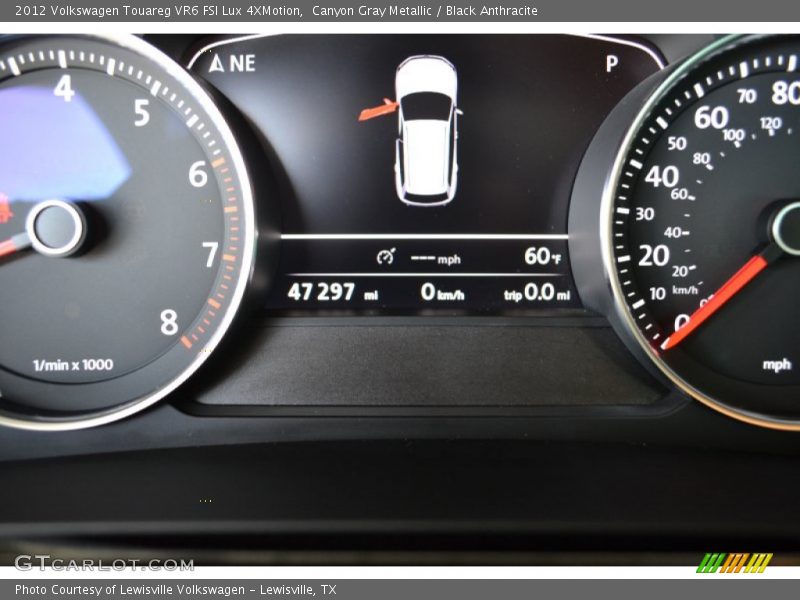 Canyon Gray Metallic / Black Anthracite 2012 Volkswagen Touareg VR6 FSI Lux 4XMotion