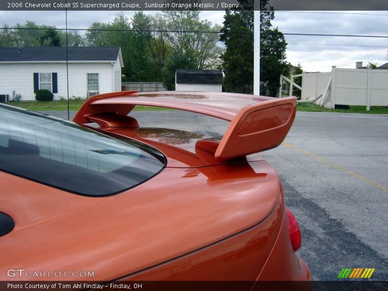 Sunburst Orange Metallic / Ebony 2006 Chevrolet Cobalt SS Supercharged Coupe