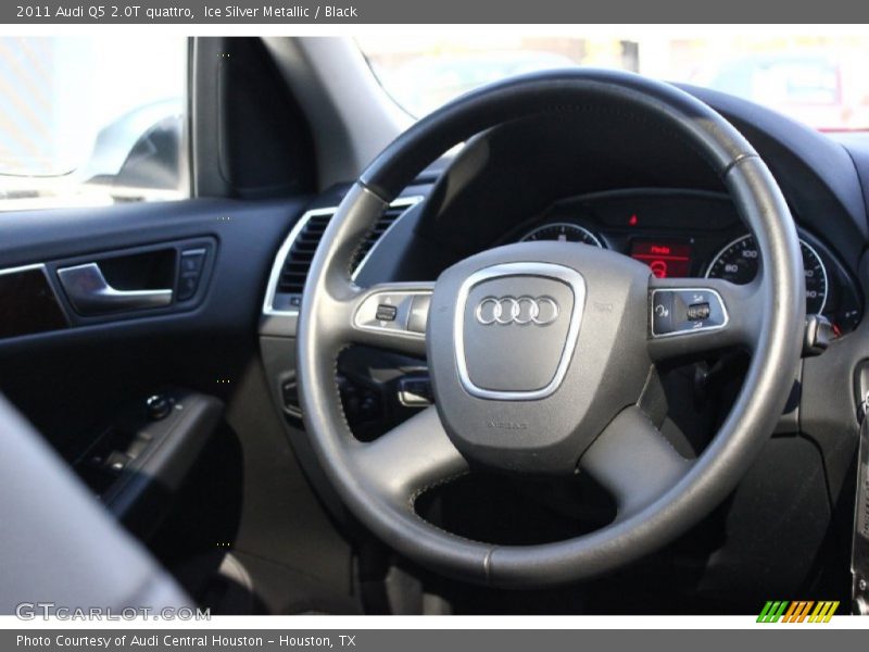 Ice Silver Metallic / Black 2011 Audi Q5 2.0T quattro