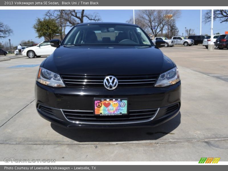 Black Uni / Titan Black 2013 Volkswagen Jetta SE Sedan