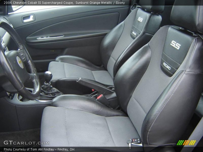 Sunburst Orange Metallic / Ebony 2006 Chevrolet Cobalt SS Supercharged Coupe