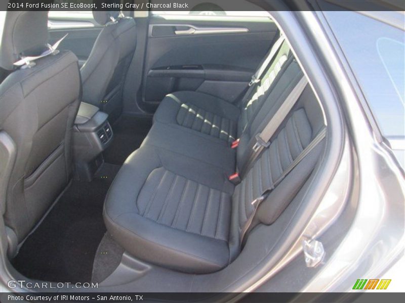 Sterling Gray / Charcoal Black 2014 Ford Fusion SE EcoBoost