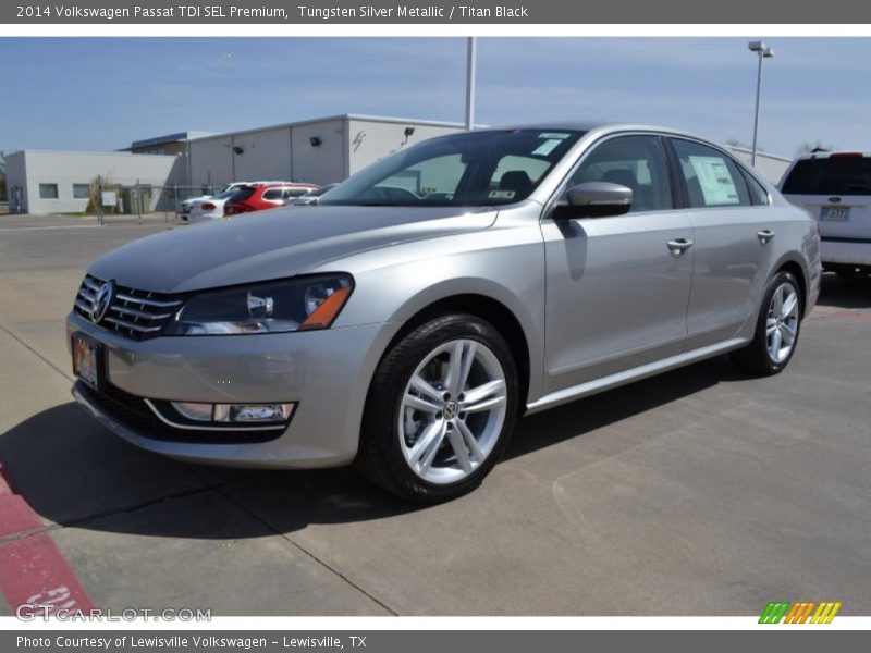 Tungsten Silver Metallic / Titan Black 2014 Volkswagen Passat TDI SEL Premium