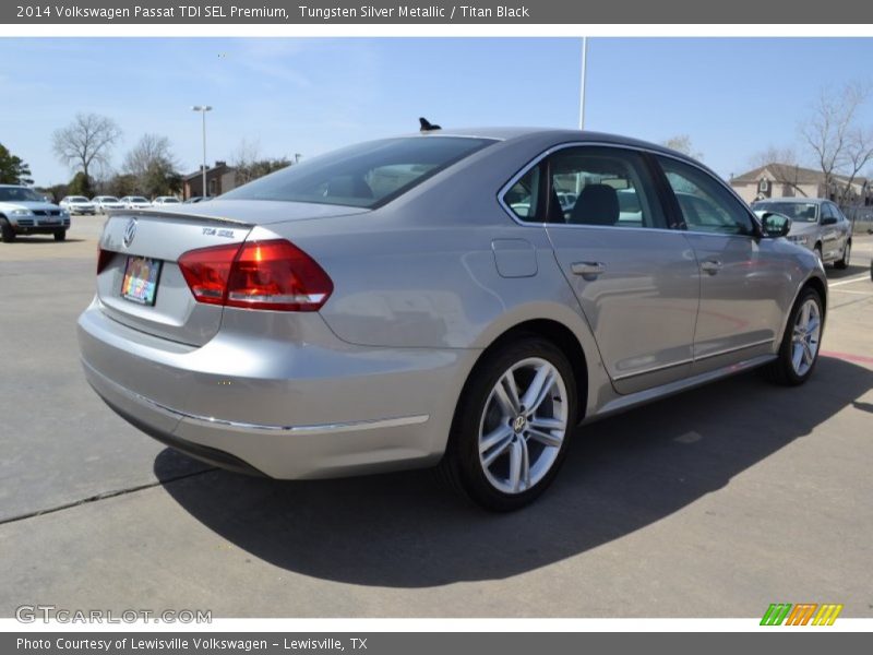 Tungsten Silver Metallic / Titan Black 2014 Volkswagen Passat TDI SEL Premium