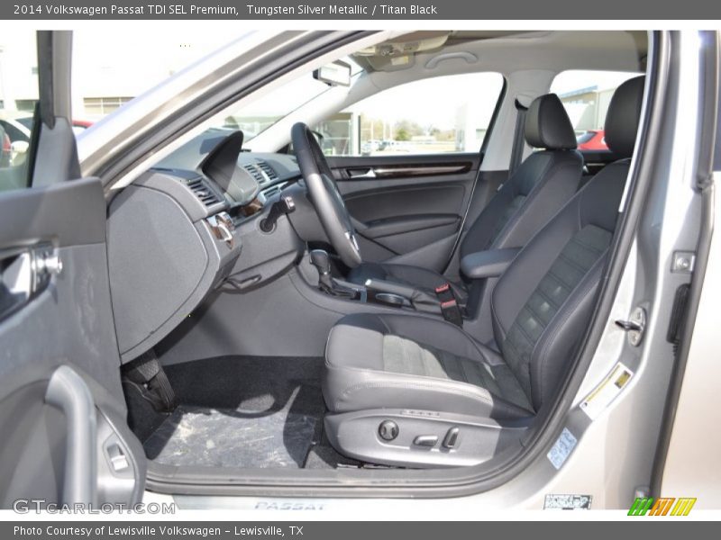 Tungsten Silver Metallic / Titan Black 2014 Volkswagen Passat TDI SEL Premium