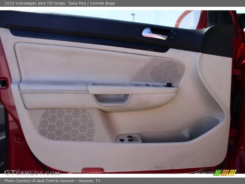 Salsa Red / Cornsilk Beige 2010 Volkswagen Jetta TDI Sedan